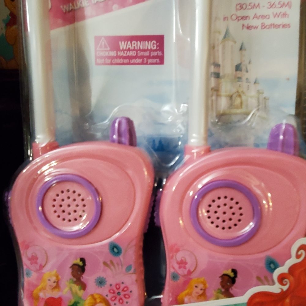 Disney princess's walkie talkies in pink a…